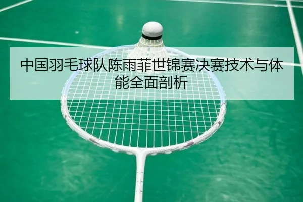 中国羽毛球队陈雨菲世锦赛决赛技术与体能全面剖析
